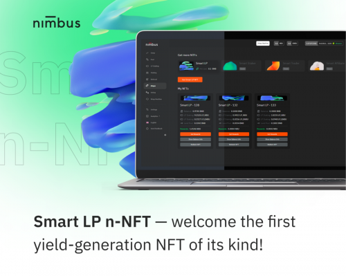 Smart LP n-NFT – 欢迎第一个可产生收益的NFT吧！