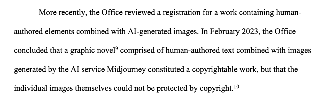 解读美国版权局最新 AI 生成作品版权指南，版权之路依旧艰难