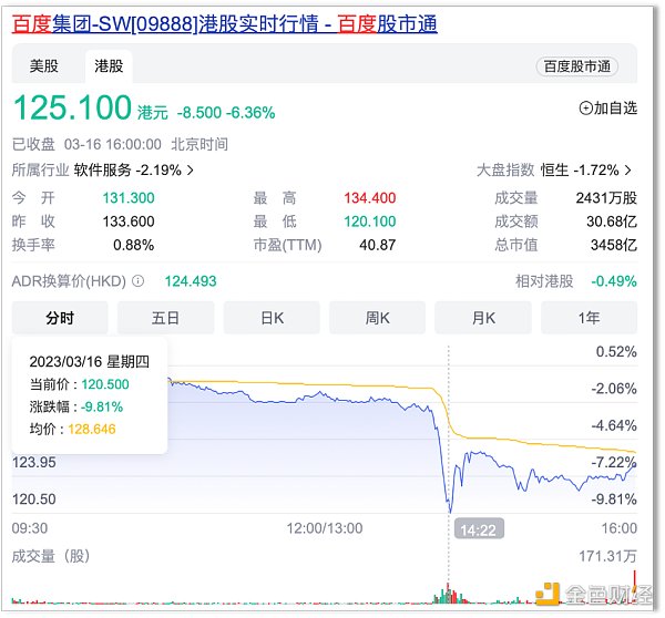 百度产品展示  文心一言露怯