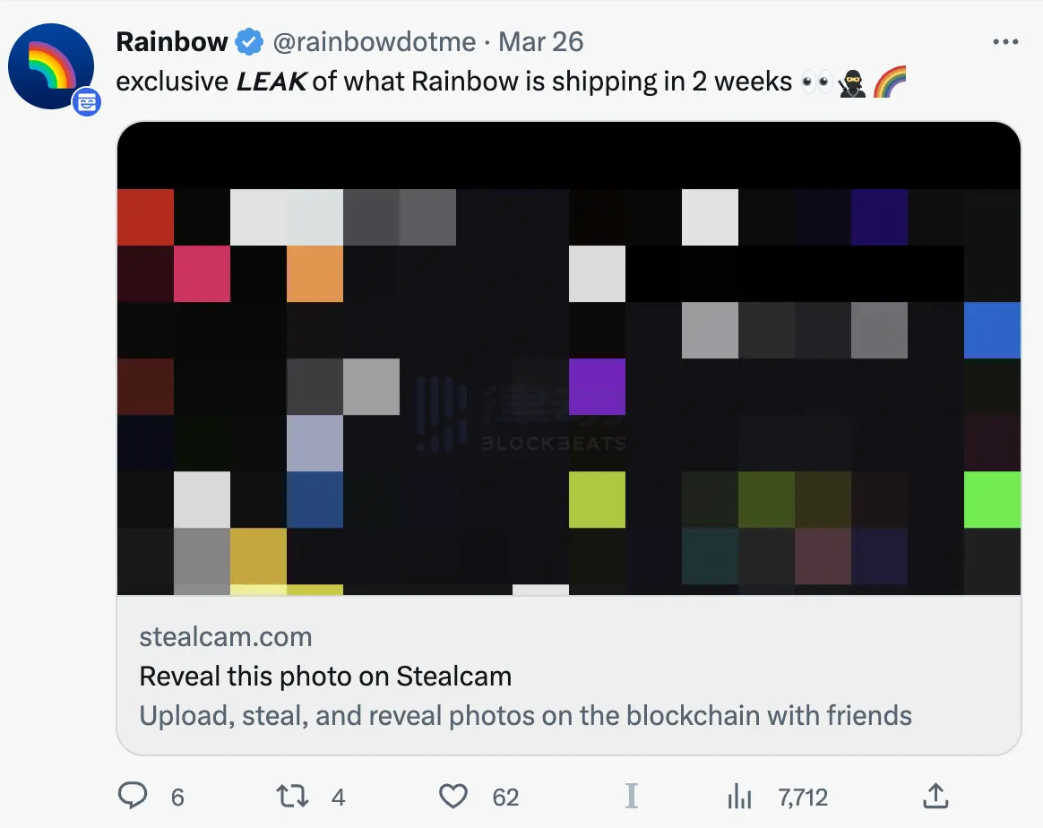 Arbitrum图片社交应用Stealcam走红：窥私欲与所有者经济完美结合，加密OGs集体点赞