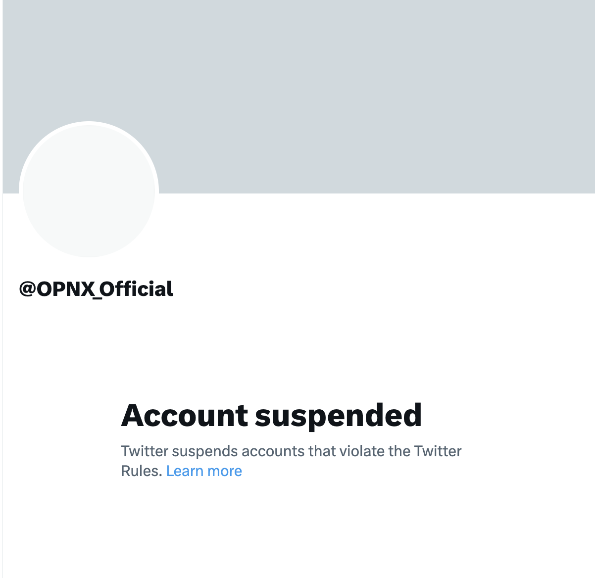 Su Zhu 等人创办的加密索赔和交易平台 OPNX 的 Twitter 账户被冻结