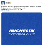 米其林将推出 NFT 系列 Michelin 3 xplorer Club