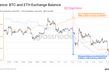 自SEC诉讼以来，币安比特币和以太坊余额分别减少4.8万枚、36万枚