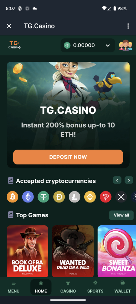 TG.Casino 2023年评测、奖励与促销代码