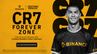 币安 CR7 ForeverZone 推出庆祝密切合作