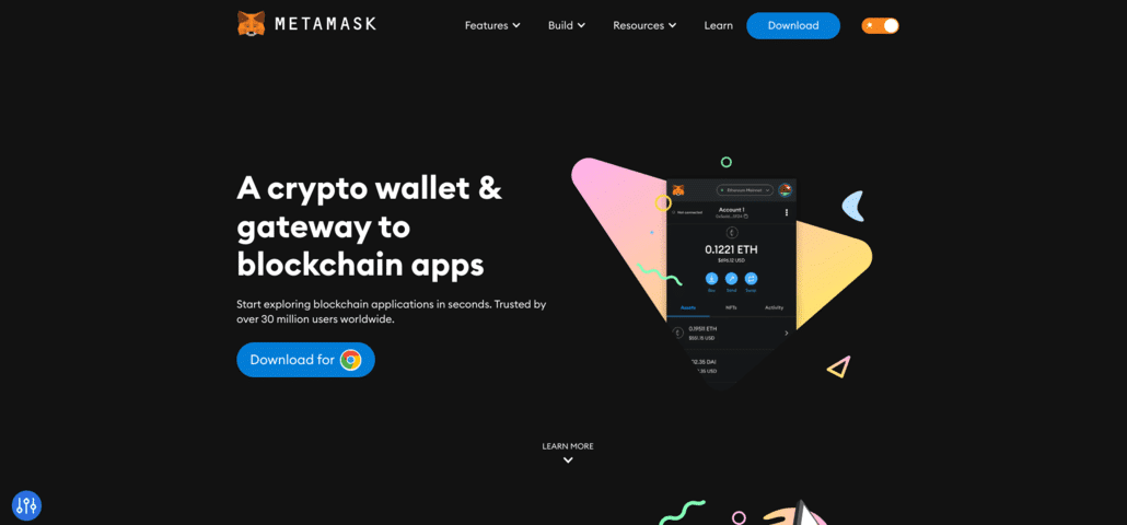 MetaMask crypto wallet