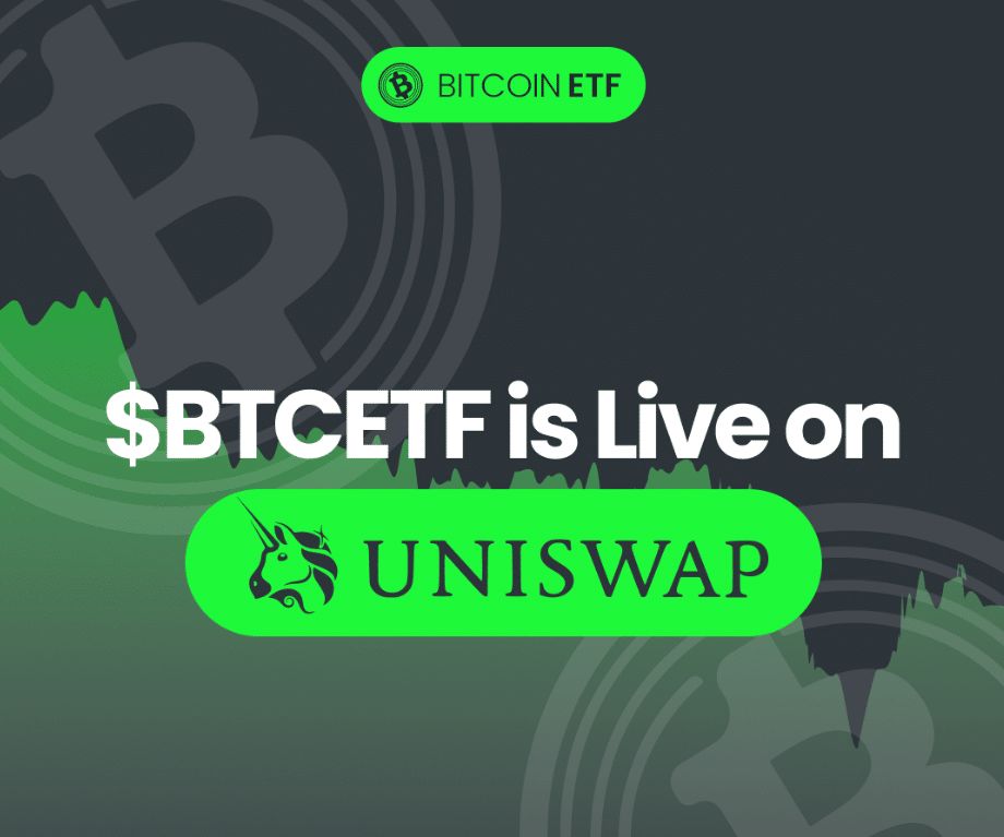 Bitcoin ETF Token uniswap listing