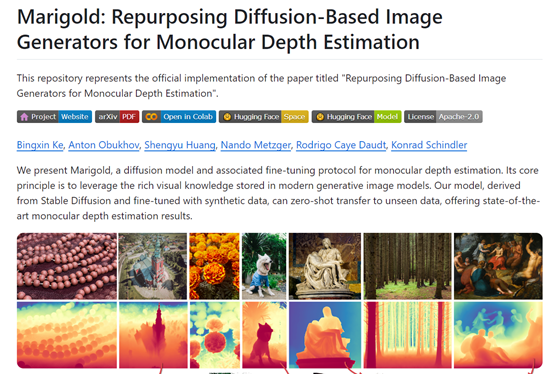 魔改 Stable Diffusion，开源创新“单目深度估计”模型