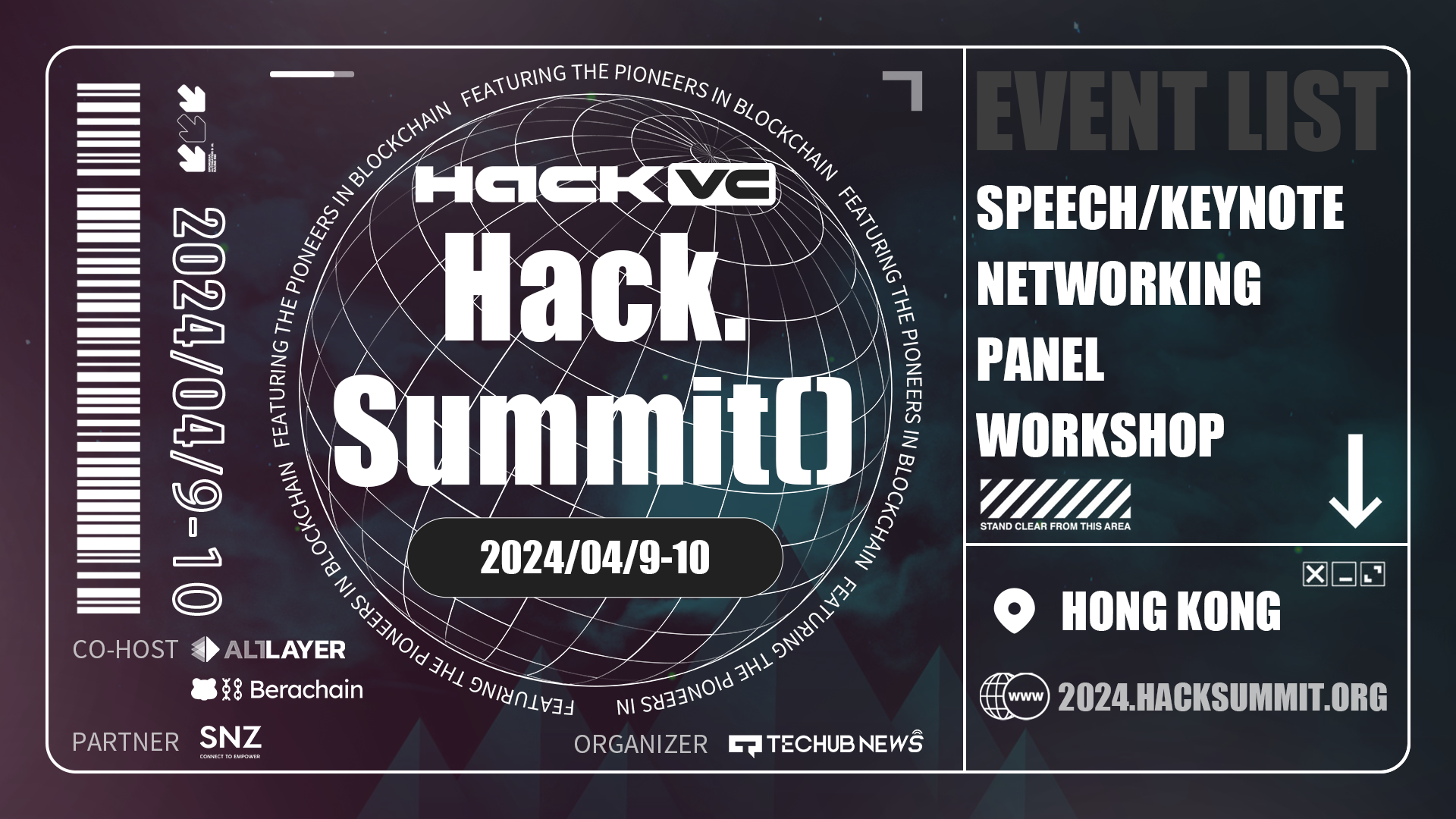 EthSign联合创始人POTTER LI确认出席Hack .Summit() 香港区块链开发者大会！