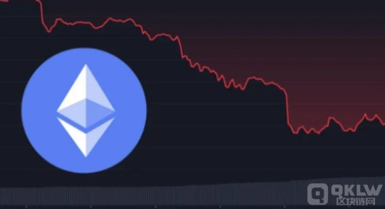 以太坊日内跌超5.00% 美国滞涨风险吓退加密市场