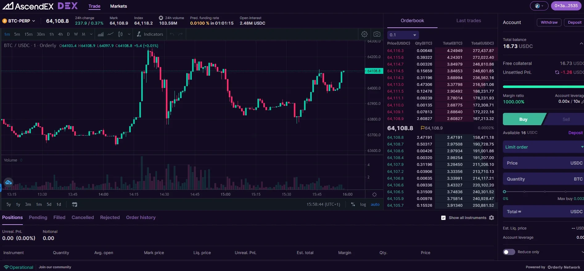 AscendEX DEX：Orderly Network最新上线的经纪商（附交互指南）