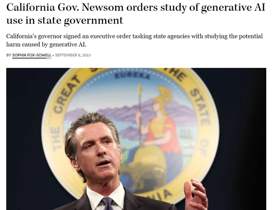 州长Gavin Newsom