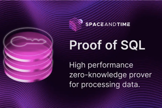 Space and Time发布亚秒级ZK证明器SQL并开源