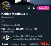 Kekius Maximus相关迷因币于马斯克还原推特后暴跌超过50％